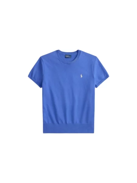 Koszulka polo Polo Ralph Lauren z krótkim rękawem niebieska