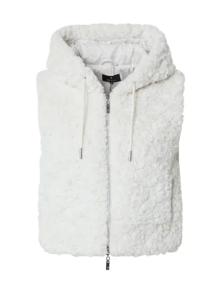 Monari Vestă lână alb