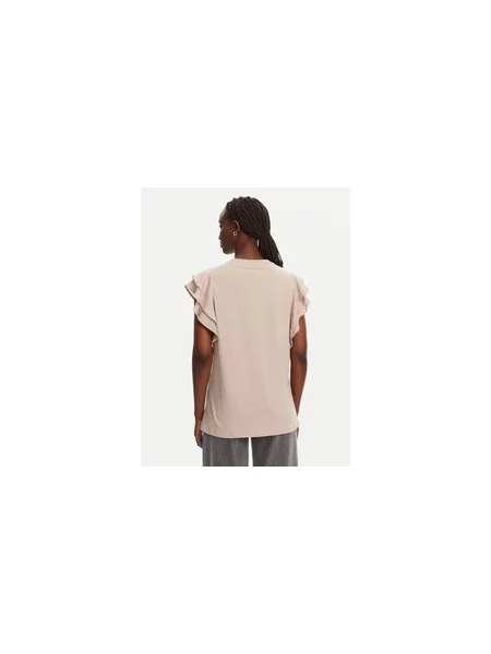Liu Jo Sport Blúz Regular Fit bézs
