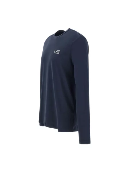 Emporio Armani Longsleeve PJVQZ Granatowy niebieska