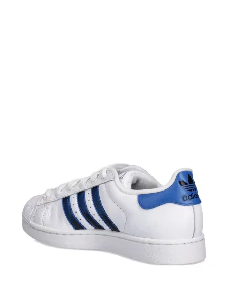 Prugaste bermuda kratke hlače Adidas s vezicama s čipkom smeđa