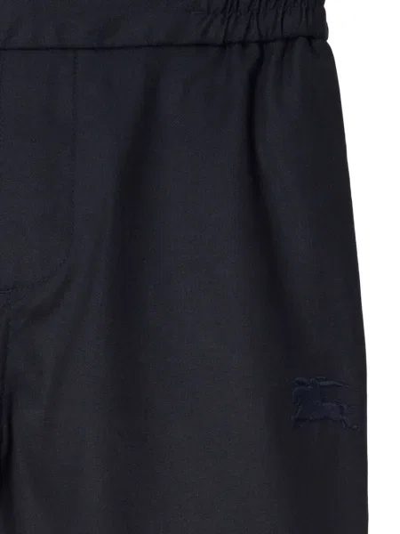Spodnie dziecięce Burberry niebieskie