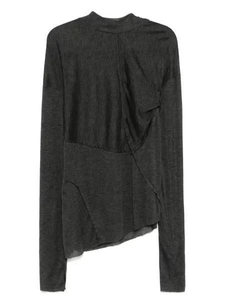 Asymetrické tričko Chiahung Su šedé