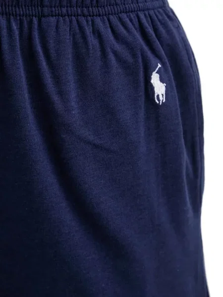 Tricou polo Polo Ralph Lauren cu broderie cu glugă din piele negru