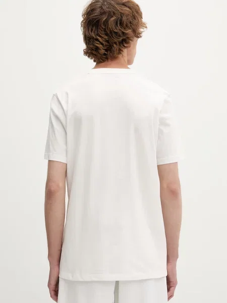 HUGO T-Shirt Dulivio Biały beżowa