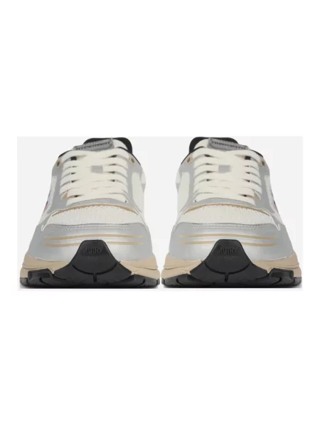 Sneakersy Autry skórzane szare