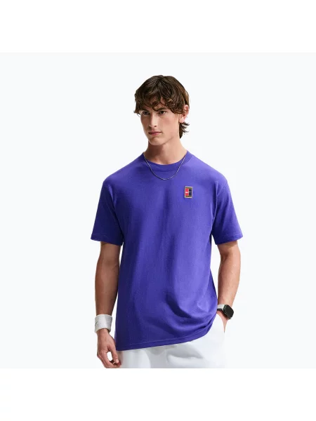 Поло тениска Nike Court Dark Concord синьо