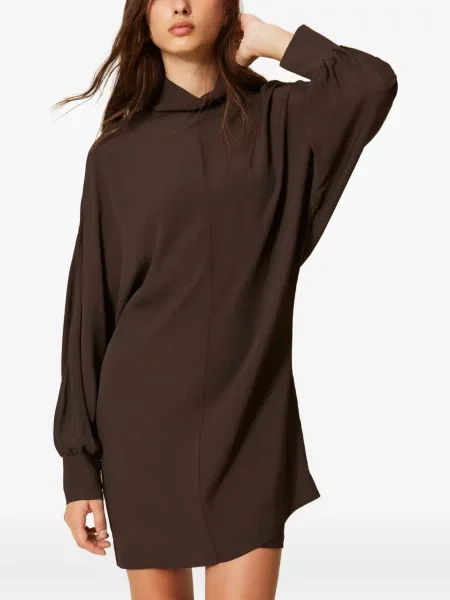 Scurt rochie Twinset maro
