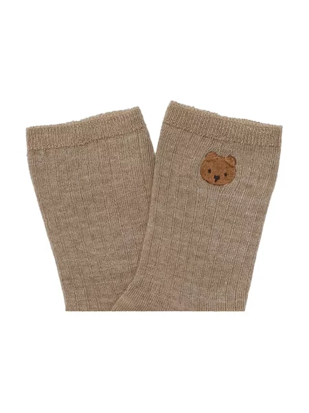 Donsje ponožky Bell Socks Bear hnědé