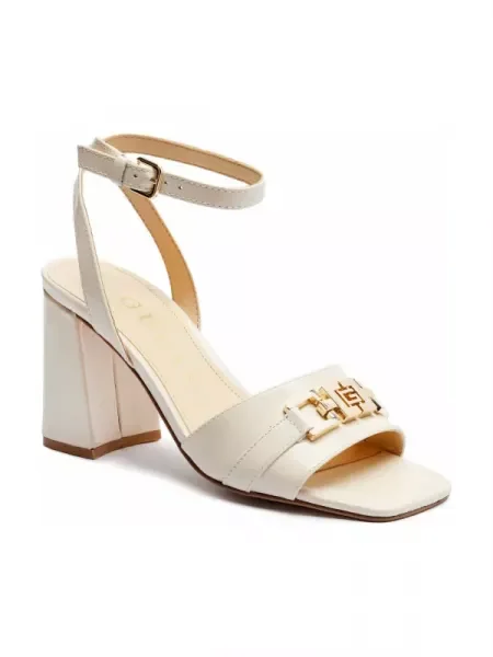 Guess sandale de piele GRATO bej