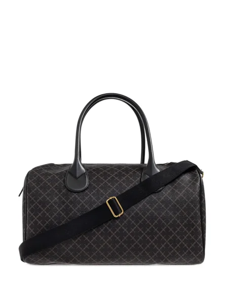 Geantă By Malene Birger cu imprimeu geometric maro