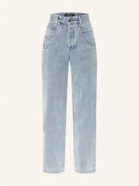 Black Palms Dżinsy Z Szerokimi Nogawkami Jeany blau czarne