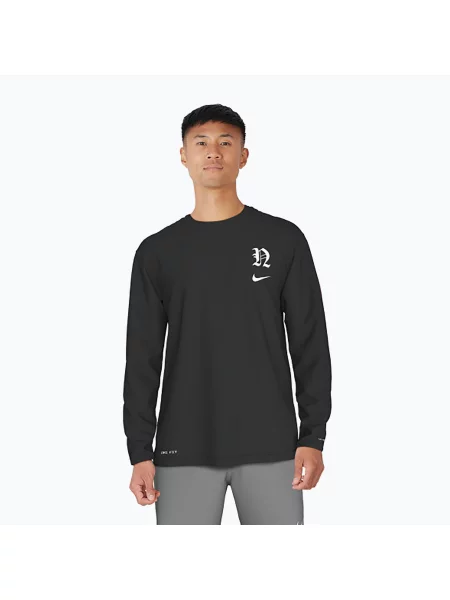 Longsleeve Nike Luxe Letter Hydroguard black czarny
