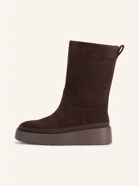 Calvin Klein Botki Na Platformie braun