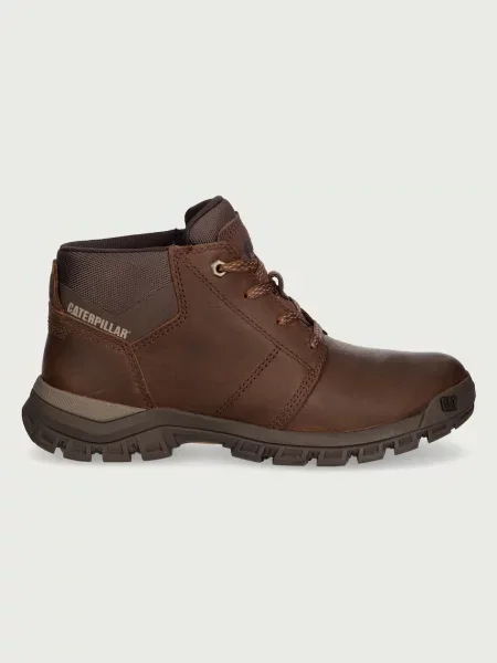 Botine Cat Footwear din piele maro