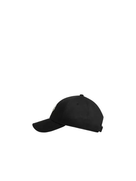 Czapka z daszkiem Moncler czarna