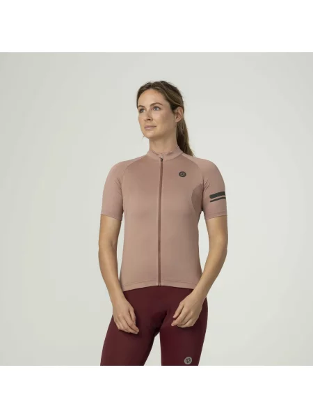Koszulka rowerowa krótki rękaw Core brązowa