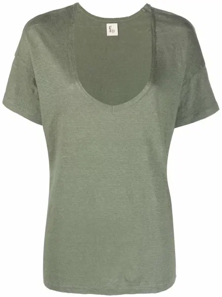 Tricou Paula scurt verde