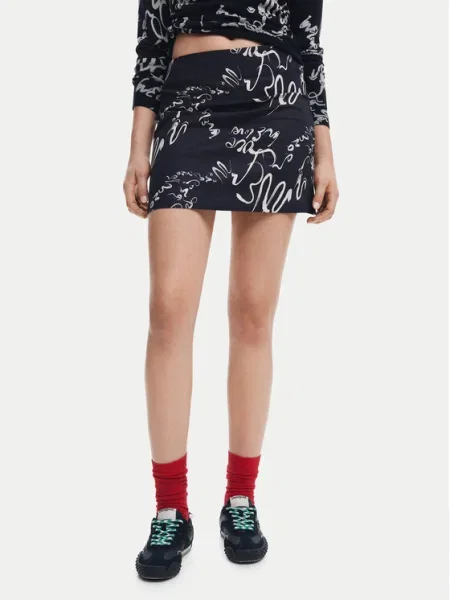 Desigual Fustă mini negru