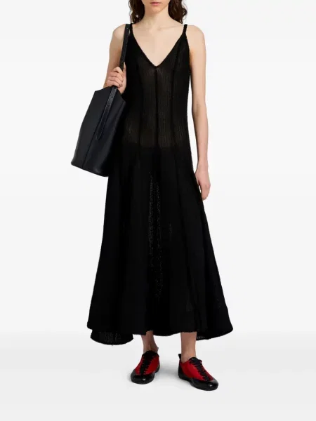 Rochie midi Proenza Schouler până la genunchi de costum negru