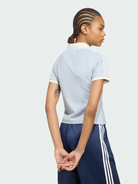 Поло Adidas синее