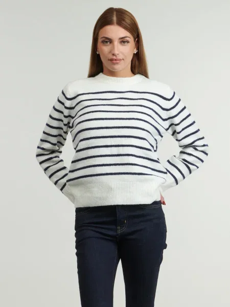Pulover Betty London alb
