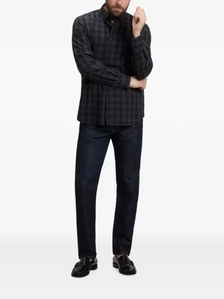 Cămașă Woolrich în carouri negru