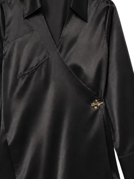 Bluză Danamé din satin plic negru