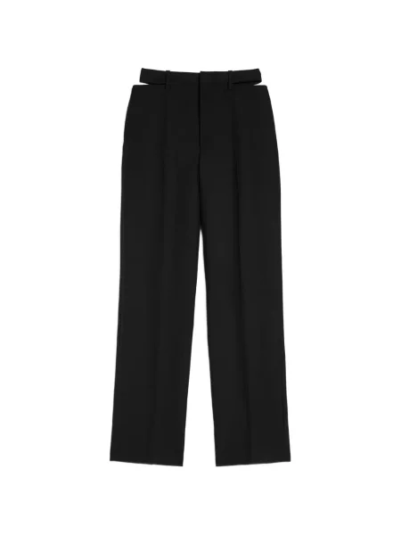 Вълнени панталон Jil Sander черно