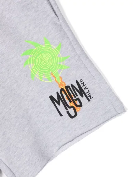 Szorty dziecięce Msgm szare
