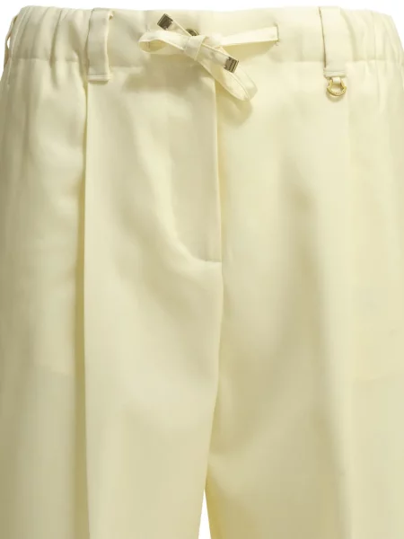 Pantaloni Moncler cu cordon alb