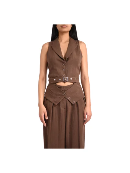 Kamizelka Simona Corsellini brązowa