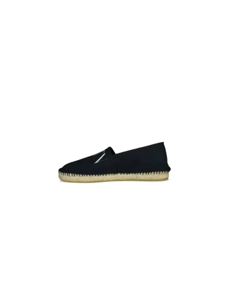 Lniane espadryle Valentino Garavani niebieskie