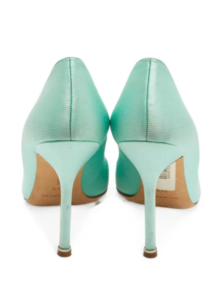 Pantofi cu toc Manolo Blahnik albastru