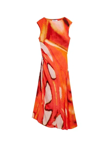 Desigual Rochie crem portocaliu