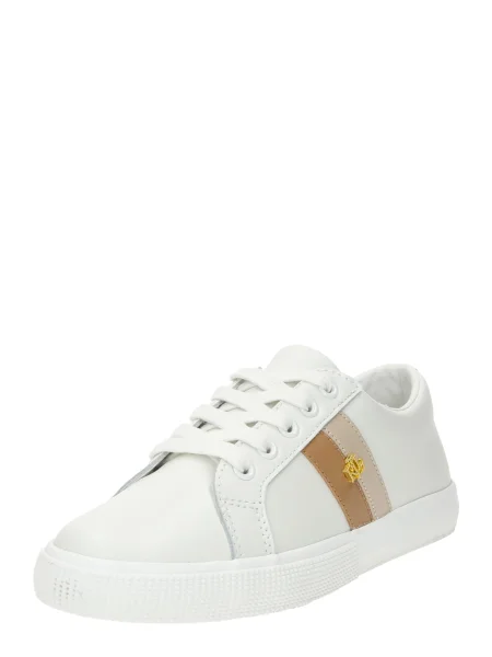 Sneakerși Lauren Ralph Lauren alb