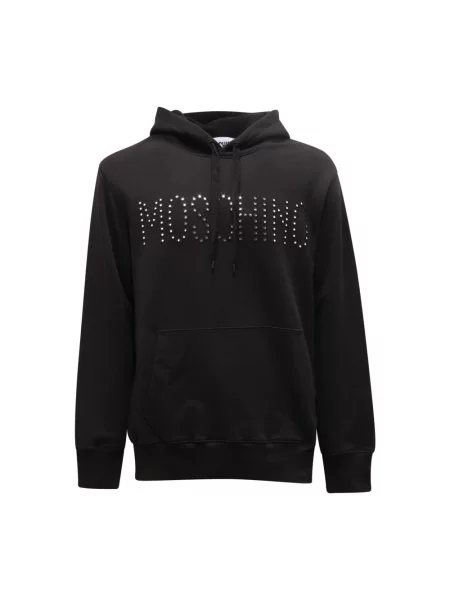 Bluza z kapturem Moschino czarna