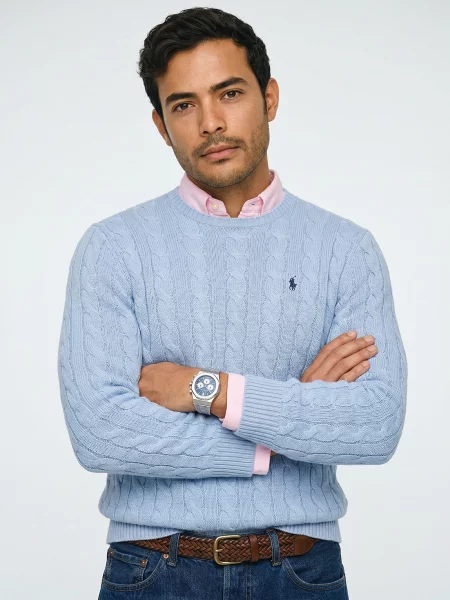 Sveter Polo Ralph Lauren modrá