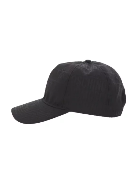 Czapka z daszkiem Moschino czarna