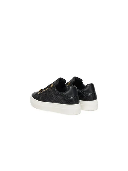 Sneakersy Elisabetta Franchi Low Cut Lace Up D čierna