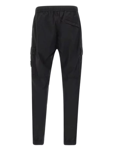 Pantaloni cargo Stone Island cu strasuri negru