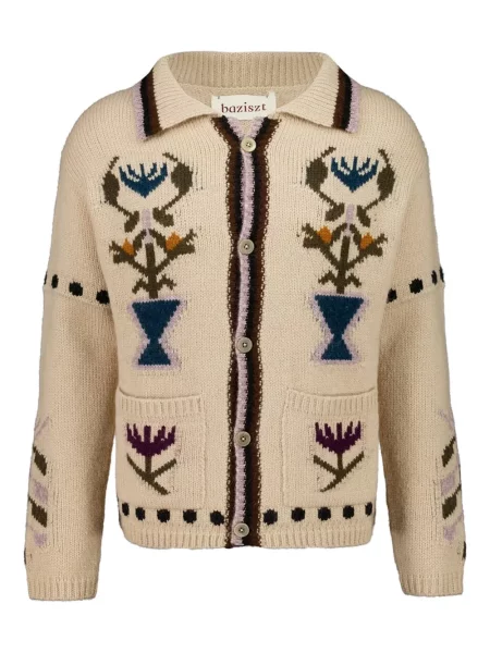 Cardigan Baziszt cu model floral