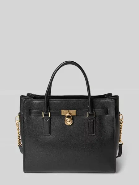 Torebka z uchwytem model ‘HAMILTON’ Michael Michael Kors czarna