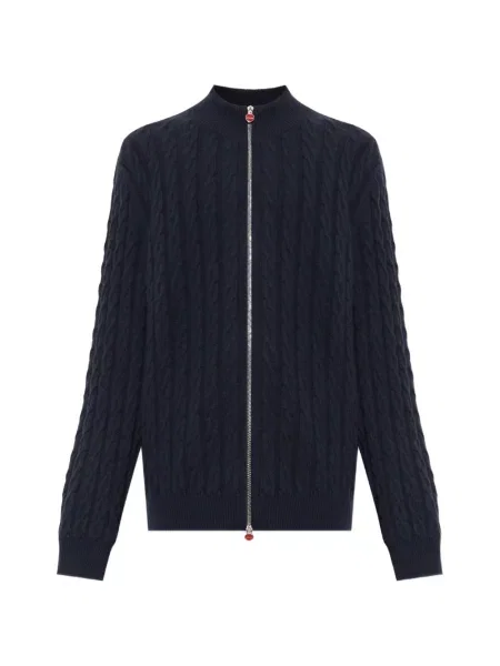 Cardigan Kiton tricotate albastru
