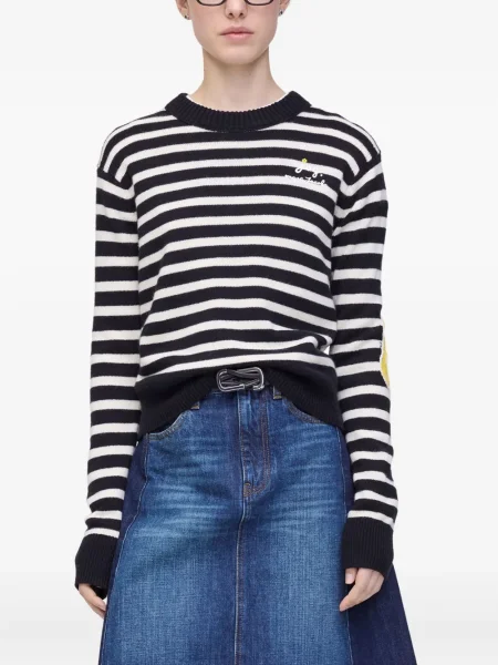 Pulover Marc Jacobs cu dungi negru
