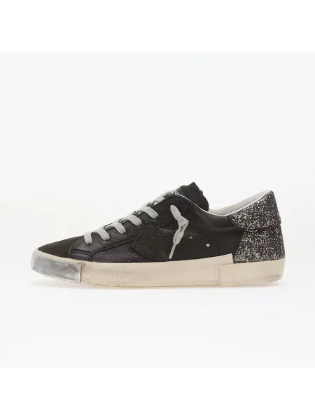 Сникърси Philippe Model Prsx Low Woman Veau Glitter Mixage/ Noir EUR 39