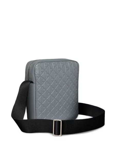 Crossbody torba Calvin Klein s autogramom siva