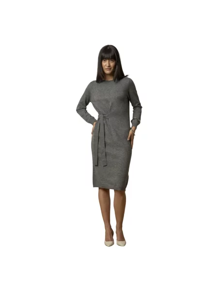 Sukienka midi Kocca do kolan szara