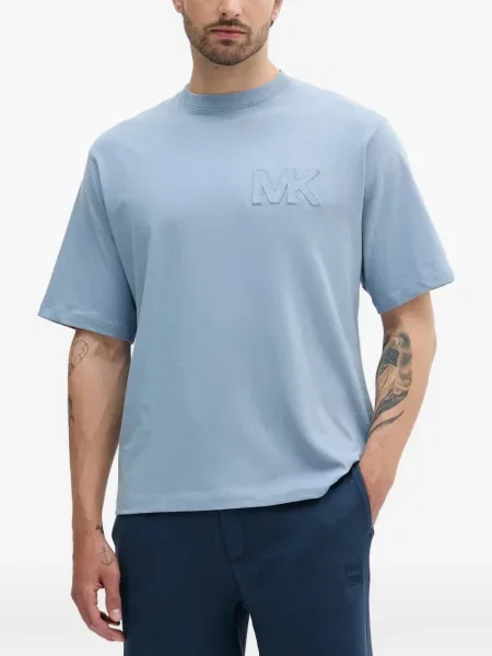 Tricou Michael Kors cu autograf albastru