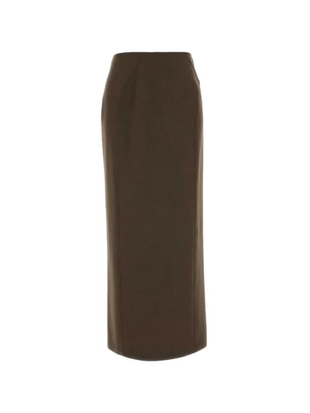 Fustă tip creion Jil Sander maro